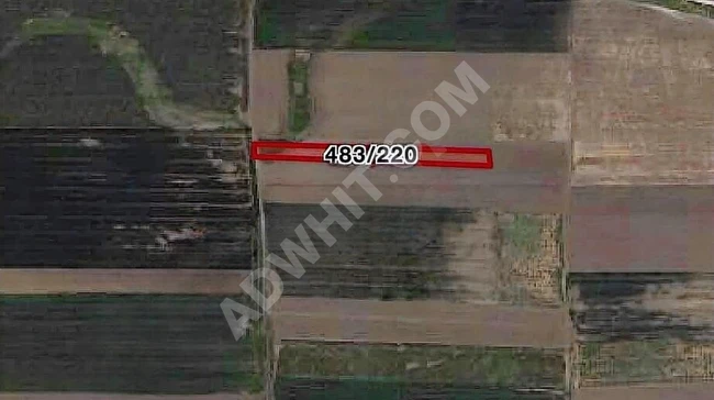 An agricultural land plot for sale with an area of 349 square meters in ÇATALCA FERHATPAŞA.