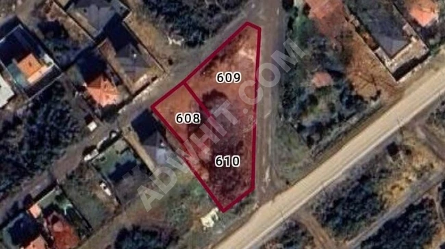RİVA FIRSAT 3 ADET CADDE ÜZERİNDE BİTİŞİK KÖŞE PARSELLER