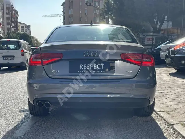 سيارة AUDI A4 SEDAN 2.0 TDI موديل 2014 - بدون طلاء وبدون أخطاء