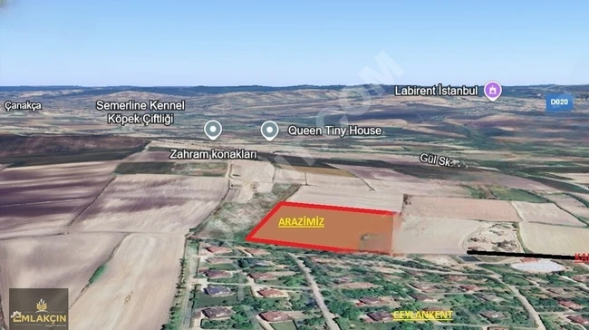 Land for sale in the urban planning area of ÇATALCA KESTANELİK