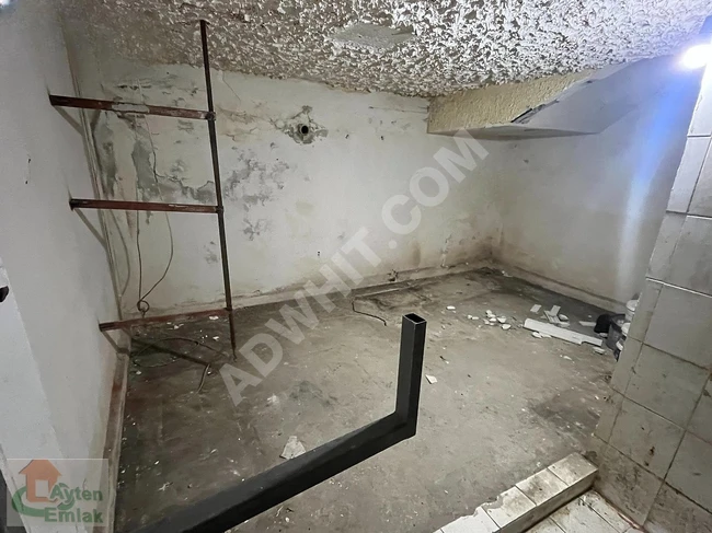 Bakırköy Kartaltepe FİLİZ sk.DEPOLU DÜKKAN35m2Giriş 25m2 alt kat