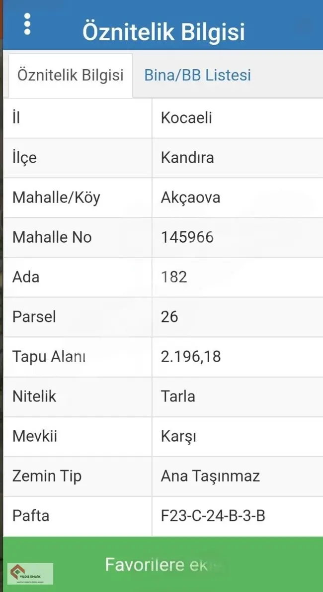KANDIRA AKÇAOVA KÖYÜNDE ORMAN ARAZİSİNE CEPHELİ SATILIK ARSA