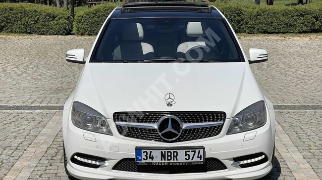 سيارة MERCEDES-BENZ C180 KOMPRESSOR AMG موديل 2011 - بدون عيوب بدون طلاء بمسافة 168 ألف كم