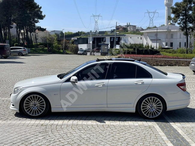 سيارة MERCEDES-BENZ C180 KOMPRESSOR AMG موديل 2011 - بدون عيوب بدون طلاء بمسافة 168 ألف كم