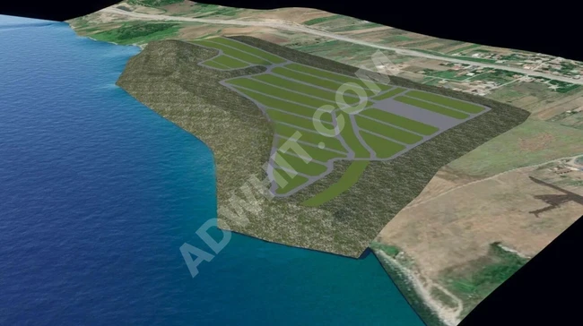 أرض زراعية رائعة بمساحة 225.245.77 متر مربع للبيع على شاطئ البحر في Çanakkale Lapseki