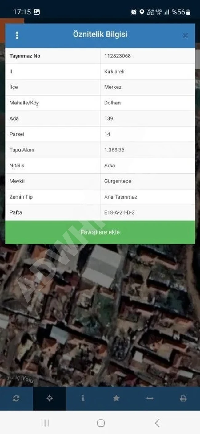 Sahibinden Satılık Müstakil Tek Tapulu Arsa Komisyonsuz