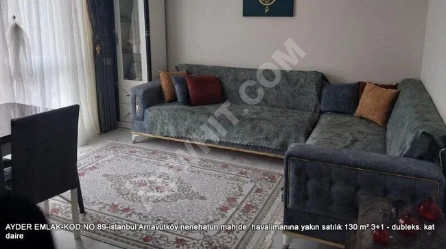 للبيع شقة دوبلكس 3+1، مساحة 130 مترًا مربعًا، قريبة من المطار.