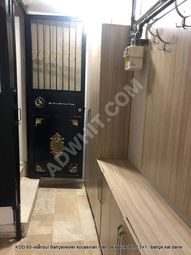 شقة للبيع بمساحة 90 متر مربع، 2+1 – طابق الحديقة في Bahçelievler حي Kocasinan