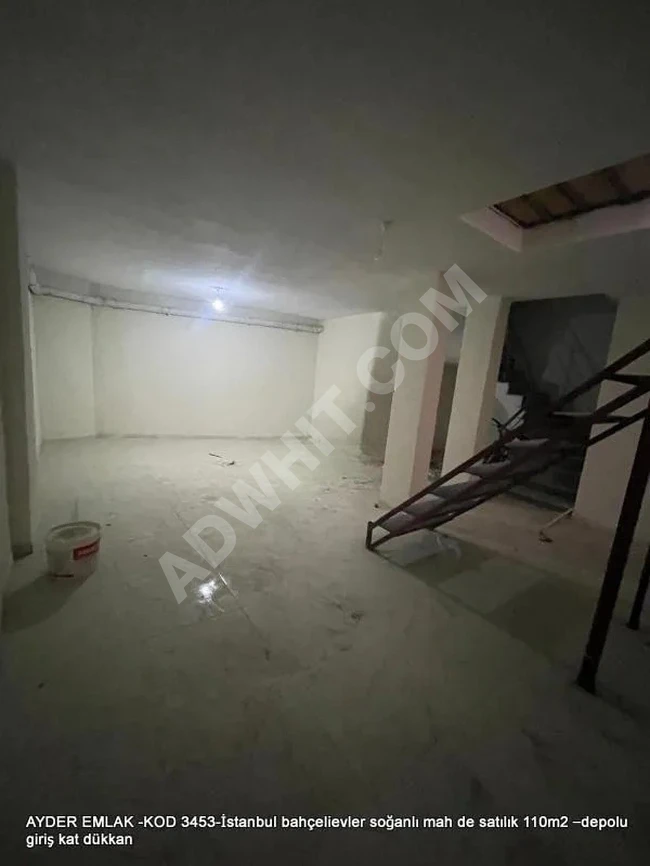 İstanbul Bahçelievler Soğanlı Mah De Satılık 110m2 –depolu Giriş Kat Dükkan