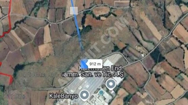 قطعة أرض مستقلة مطلة على الطريق في Çanakkale Çan Semedeli