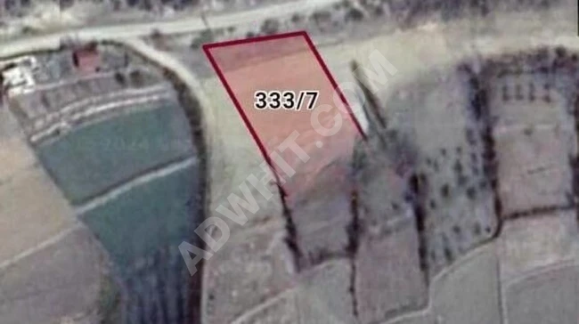 حقل بمساحة 1,322 متر مربع في SİNOP Saraydüzün، يطل على الطريق من 3 جهات.
