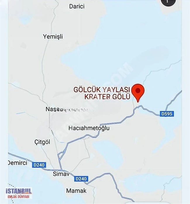 ارض بموقع ممتاز، طريق رسمي بطول 130 متر، محطة طاقة شمسية (G.E.S) في SİMAV YEMİŞLİ KÖY