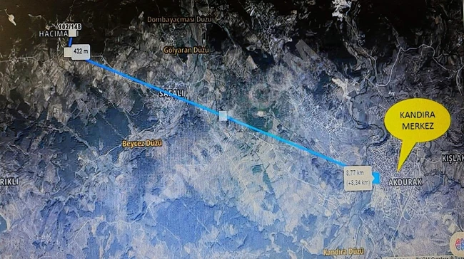 Kandıra Hacımazlı'da 493 M2 2B yeni yetişen fındık bahcesi
