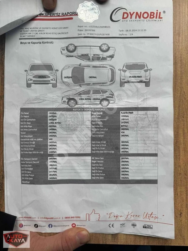 AUTO KAYA'DAN DİZEL OTOMATİK 2023 5008 GT FULL+FULL