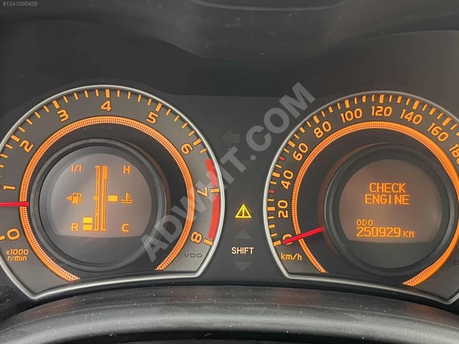سيارة TOYOTA COROLLA 1.6 موديل 2008، بمسافة 250,000 كم - بنزين وغاز (LPG)
