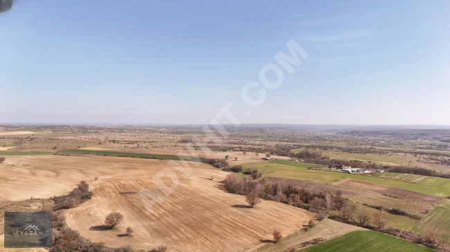 A land with an area of 11,878 square meters available for investment in an organized area near the asphalt road.