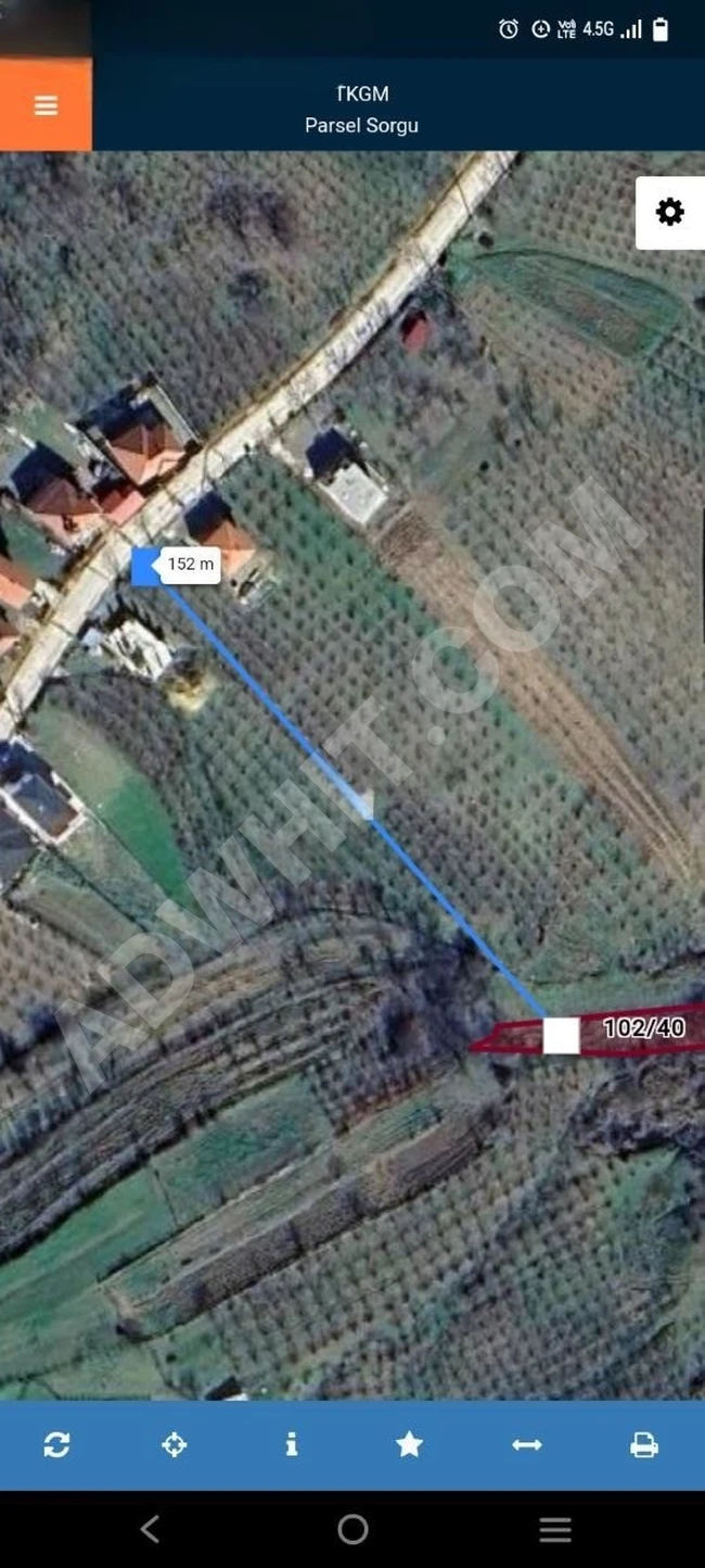 KANDIRA HACIMAZLI' DA 626 m2 YATIRIMLIK TARLA