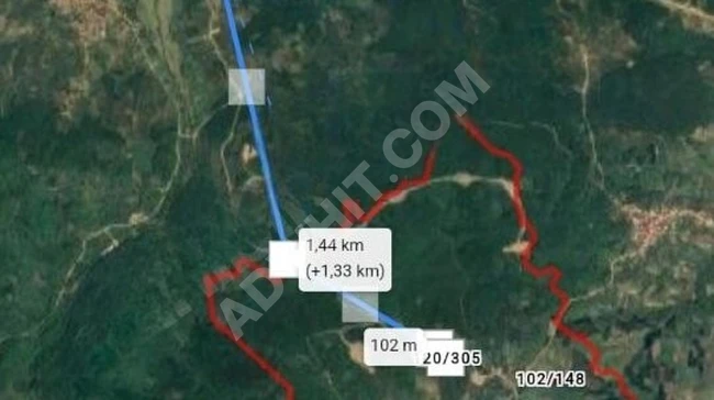 HACIMAZLI KÖYÜNDE 1387 m2 2B TAPULU YETİŞKİN FINDIK BAHÇESİ