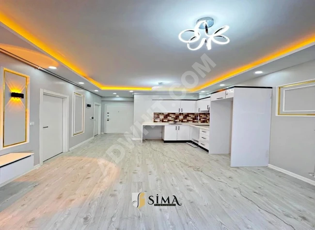 New 2+1 middle apartment for sale in a secure residential complex and close to the Metrobus.