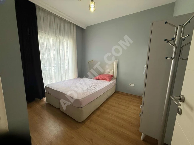 A fully furnished and clean 1+1 apartment for rent in Block C at İNNOVİA 3 complex.