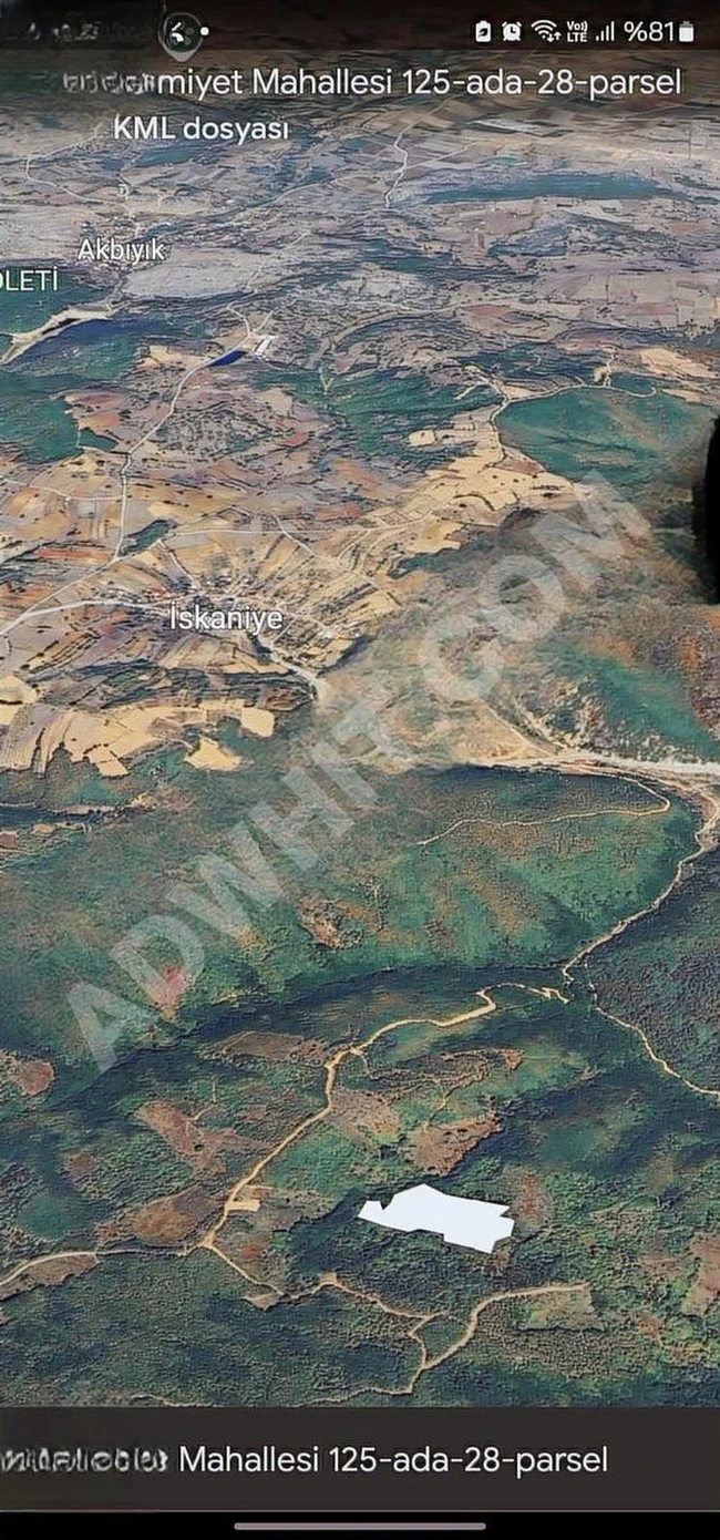 BURSA İNEGÖL CEMİYET 'DE TEK TAPU 23.920 M2 FIRSAT YER