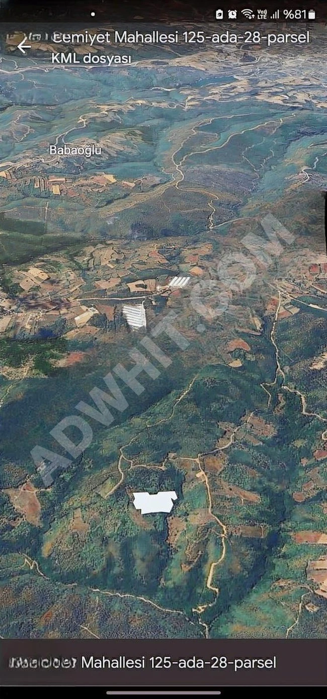 BURSA İNEGÖL CEMİYET 'DE TEK TAPU 23.920 M2 FIRSAT YER