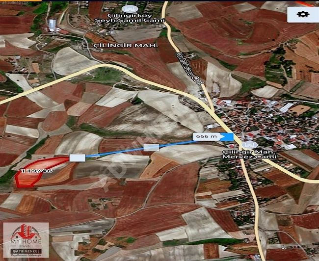 Land for sale in the ARNAVUTKÖY ÇİLİNGİR area next to the canal project