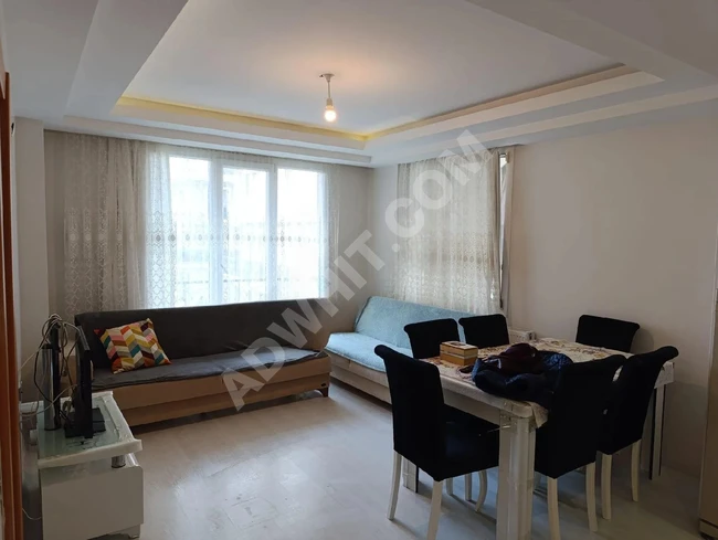 Furnished 1+1 apartment for rent in a luxury complex in the Beylikdüzü Adnan Kahvecı area.