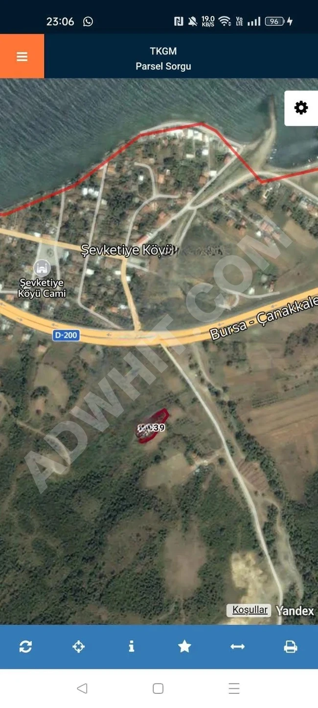 Çanakkale Lapsekıde Deniz Manzaralı Arsa Acil Satılık Kelepir