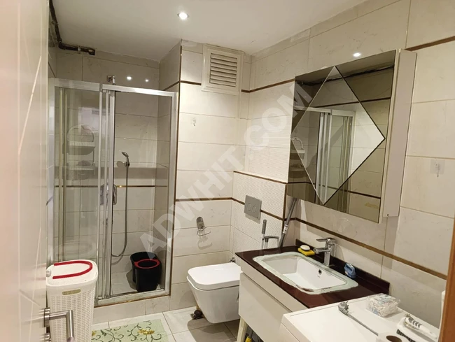 Furnished 1+1 apartment for rent in a luxury complex in the Beylikdüzü Adnan Kahvecı area.