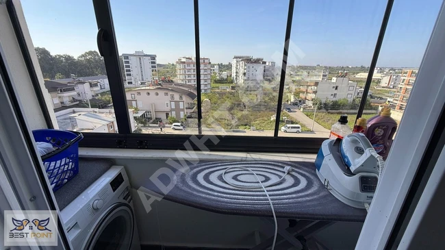 1+1 new apartment with separate kitchen, spacious, with a wonderful view of Muazzam Park.