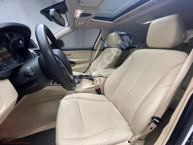 سيارة BMW 4 GRAN COUPE موديل 2018 - مصابيح LED أمامية متكيفة + فتحة سقف + نظام تتبع المسار