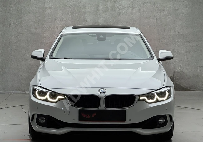 سيارة BMW 4 GRAN COUPE موديل 2018 - مصابيح LED أمامية متكيفة + فتحة سقف + نظام تتبع المسار