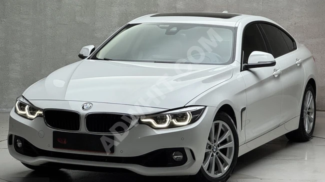 سيارة BMW 4 GRAN COUPE موديل 2018 - مصابيح LED أمامية متكيفة + فتحة سقف + نظام تتبع المسار
