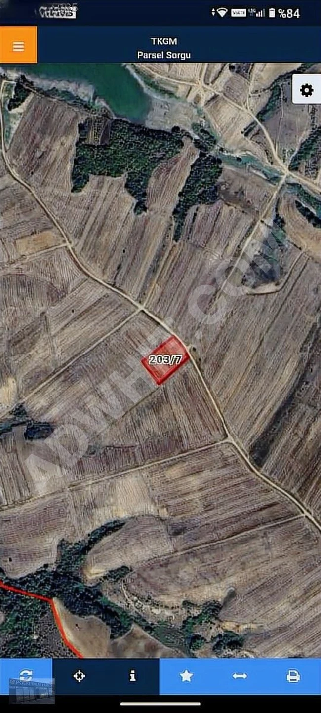 Agricultural land for sale with an area of 6,225 square meters in EDİRNE UZUNKÖPRÜ GAZİ.