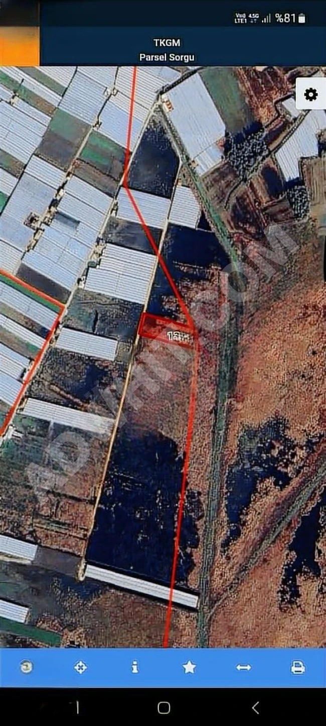 KAŞ ÇAVDIR DA YATIRIMLIK TARLA