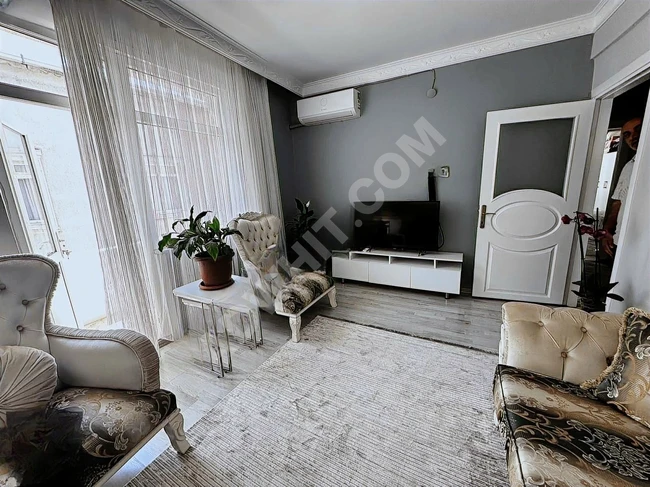 Apartment without fees 2+1 with an area of 90 square meters, close to HUZUR Street.