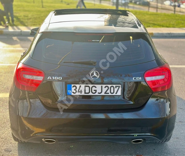 سيارة MERCEDES A 180 CDI URBAN موديل 2015 مع سقف بانورامي