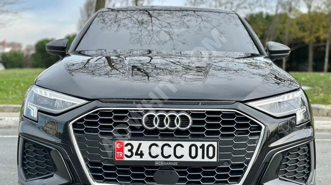 سيارة موديل 2021 AUDİ A3 SEDAN 30 TFSI S LİNE - سقف بانوراما - تدفئة - ماتريكس