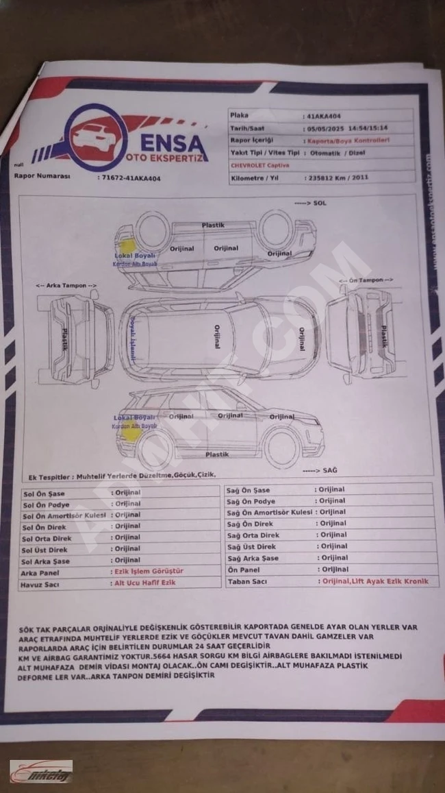 NİKELAJ OTO CENTER && 2011 DIZEL OTOMATİK ÇOK TEMİZ...