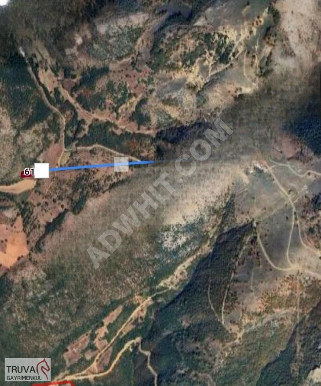 ارض فرصة في  bursa iznik İhsaniye بمساحة 1760 متر مربع