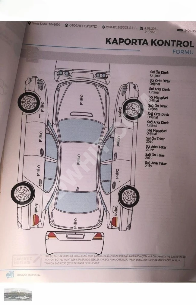 SEDEFLİ BEYAZ BOYASIZ HATASIZ M GÖRÜNÜMLÜ 4.18 İ GRAND COUPE
