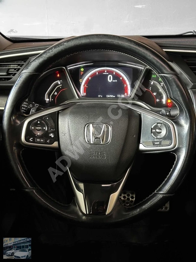 سيارة HONDA CIVIC RS من المالك الأول! بلا أخطاء وعلى حالته! بمسافة 135,000 كم!
