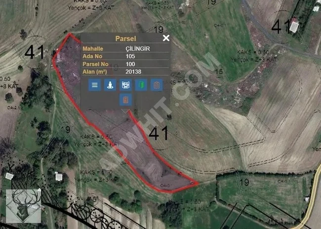 Land near the village of Çilingirde, close to the Istanbul Canal, an investment opportunity.