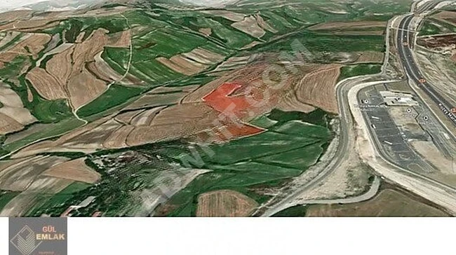Opportunity: Agricultural land for sale near the main road in Çatalca Nakkaş