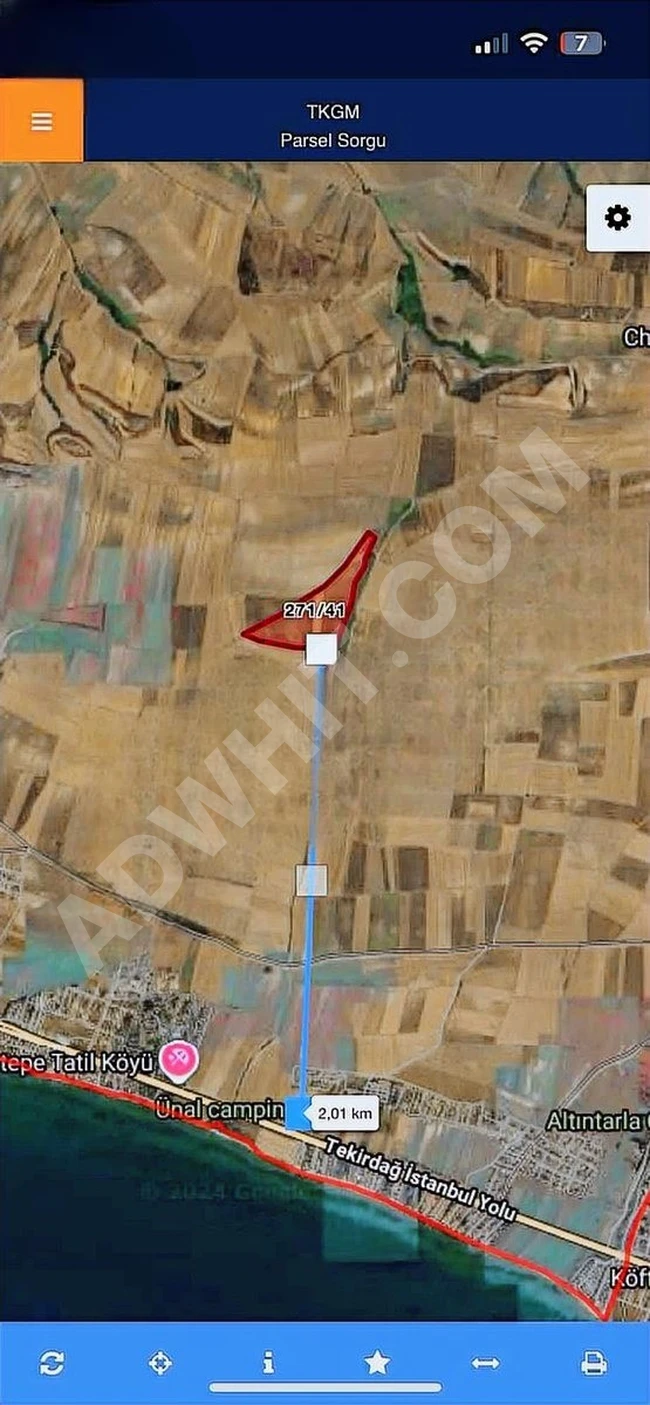DENİZ MANZARALI İMARA SIFIR 384 M2 SATILIK ARSA