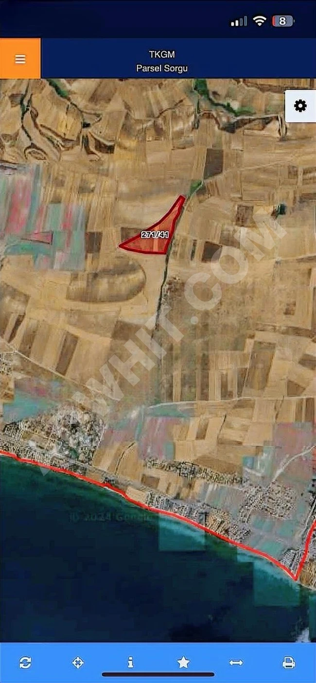 DENİZ MANZARALI İMARA SIFIR 284 M2 ACİL SATILIK ARSA