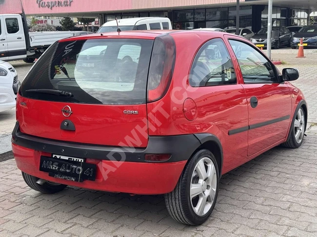 1.7 CORSA DTİ CONFORT 16V ORJINAL KIRMIZI -TRAMER KAYITSIZ