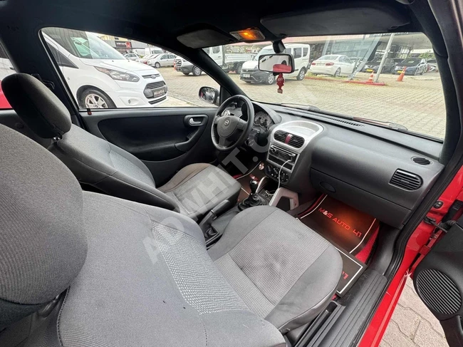 1.7 CORSA DTİ CONFORT 16V ORJINAL KIRMIZI -TRAMER KAYITSIZ