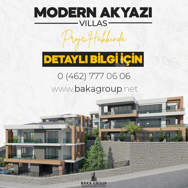 Trabzon da satılık lüks manzaralı villalar